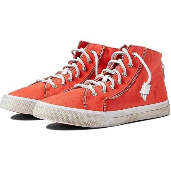 Sperry Women's X Rebecca Minkoff Fashion Boot High Top Canvas Sneaker Size 7.5M - Picture 1 of 7
